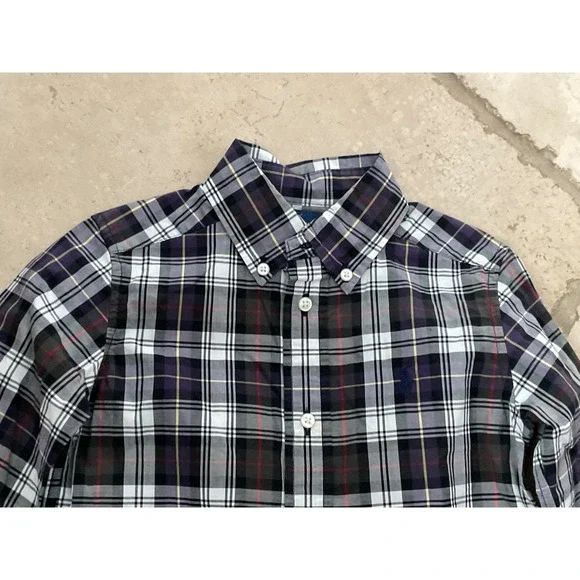 Ralph Lauren Polo Plaid Boys size 2T Button Down Shirt Long Sleeve Cotton - Picture 4 of 9